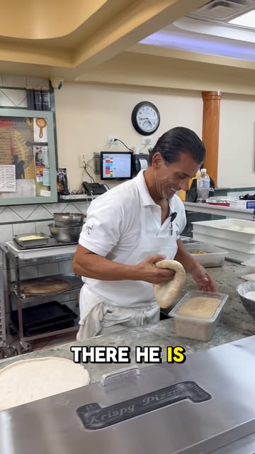 At Krispy Pizza: real pizzeria photos